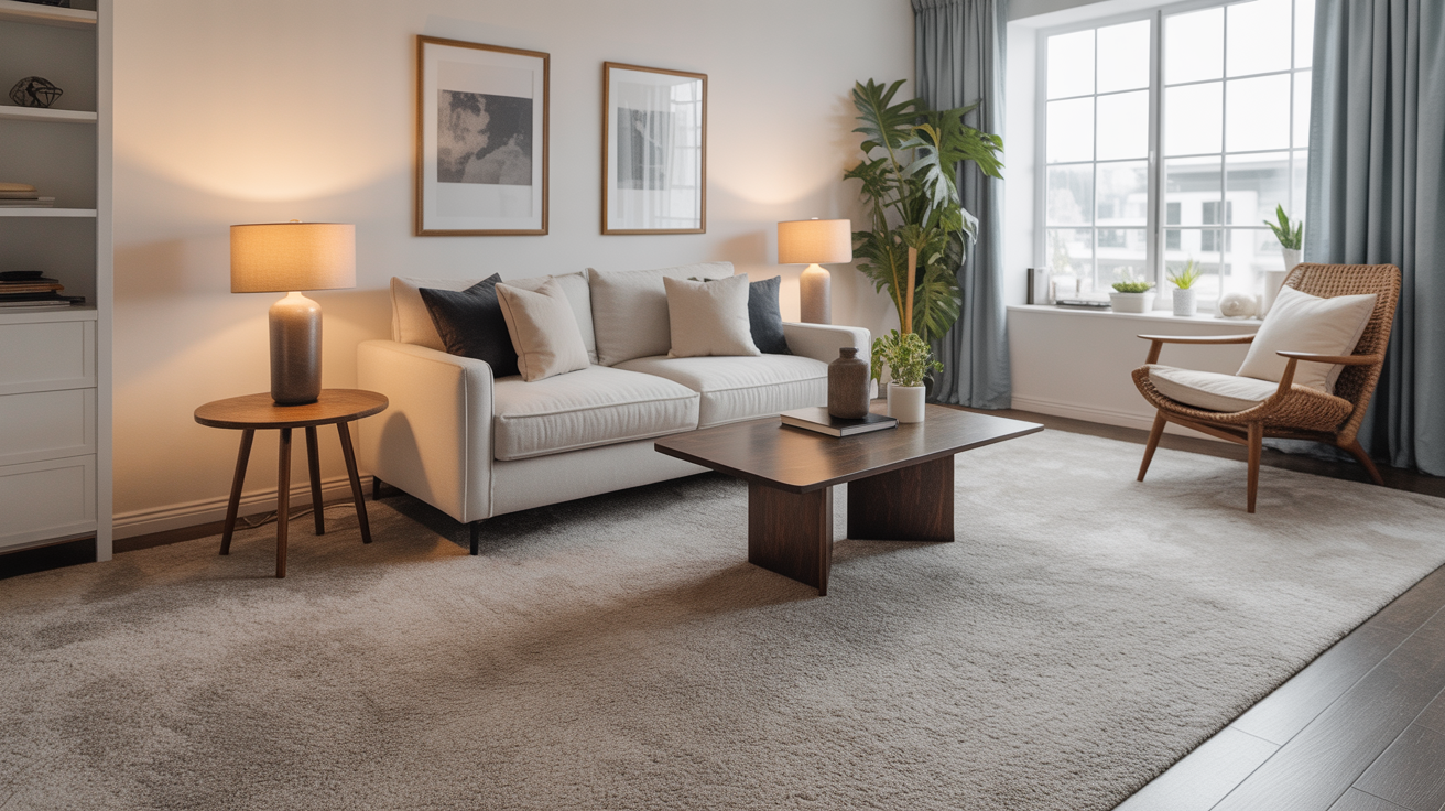 CARPET flooring installation by Superior Tile Contracting