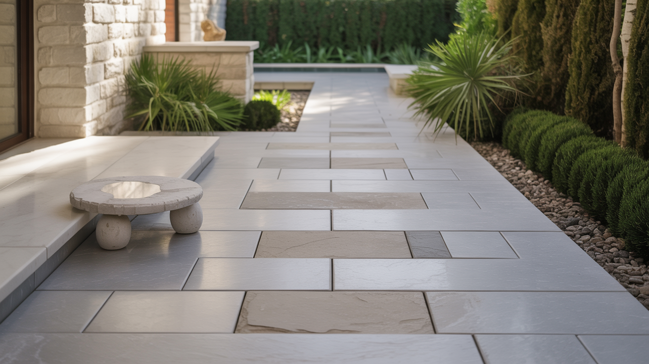 STONE AND PAVERS flooring installation by Superior Tile Contracting