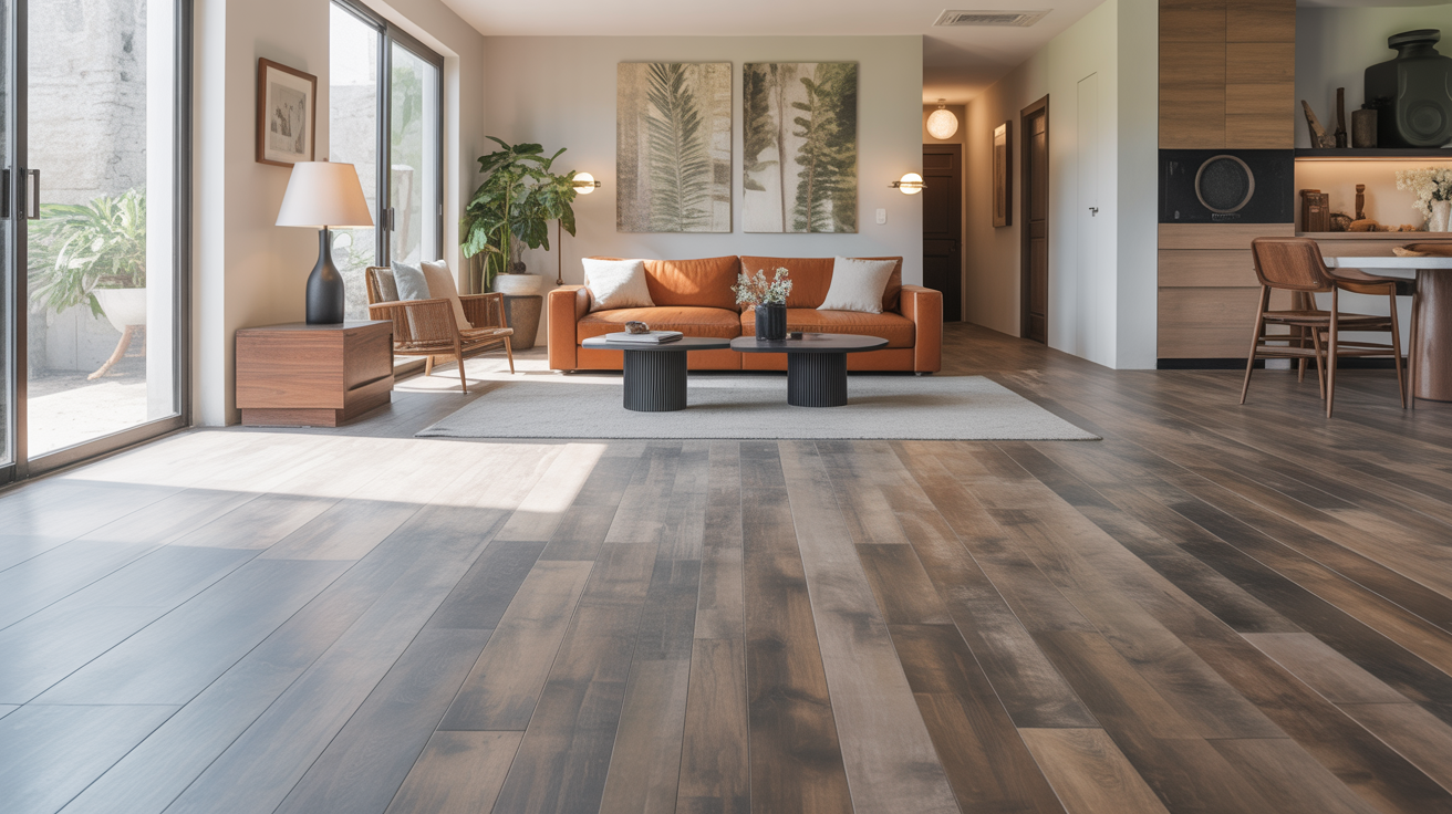 VINYL flooring installation by Superior Tile Contracting